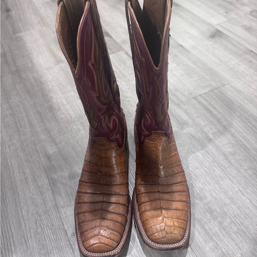 Men's Lucchese Boots-alligator